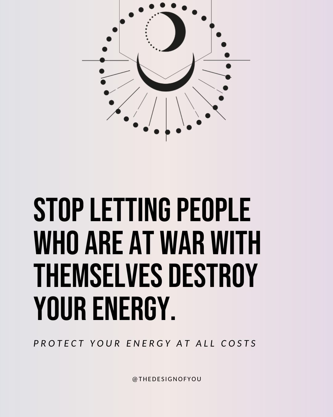 Heading into a new month like... 💅

One of the biggest lessons you'll learn when you really start honoring your energy with the help of Human Design is that your energy is precious, limited. 

So, don't let anyone kill your vibe 🤍

If you want to g