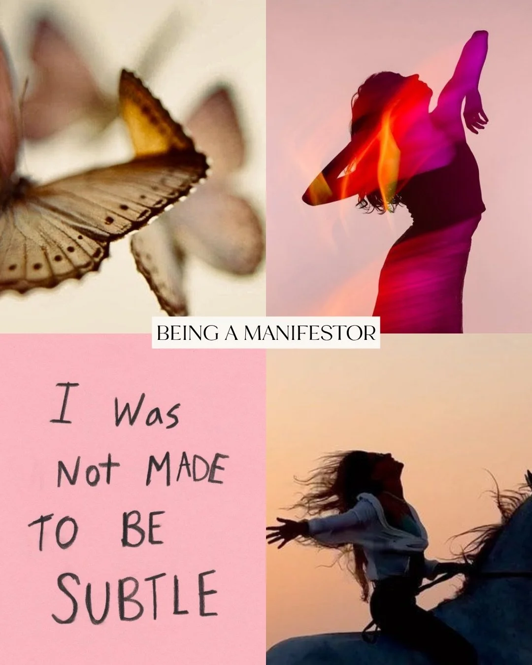 Some aesthetics for each type + $300 off HDM reminder ✨

This post was inspired by one I saw on @astro_alchemy3 🤍

Save this as a mini vision board and something you remember:

Manifestors: you were not made to be subtle
Generators: your energy is m