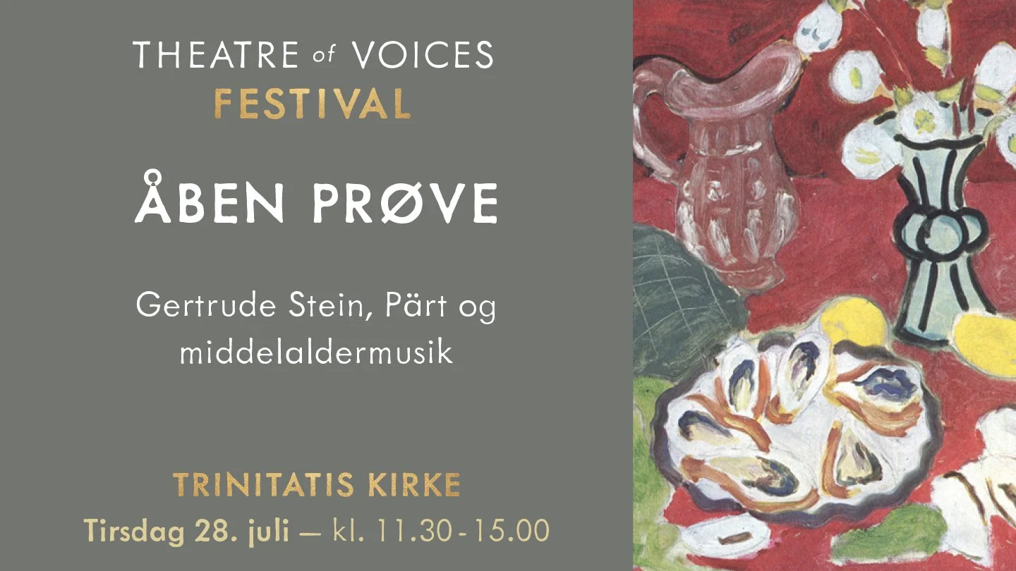 Theatre of Voices Festival - open rehearsal 1