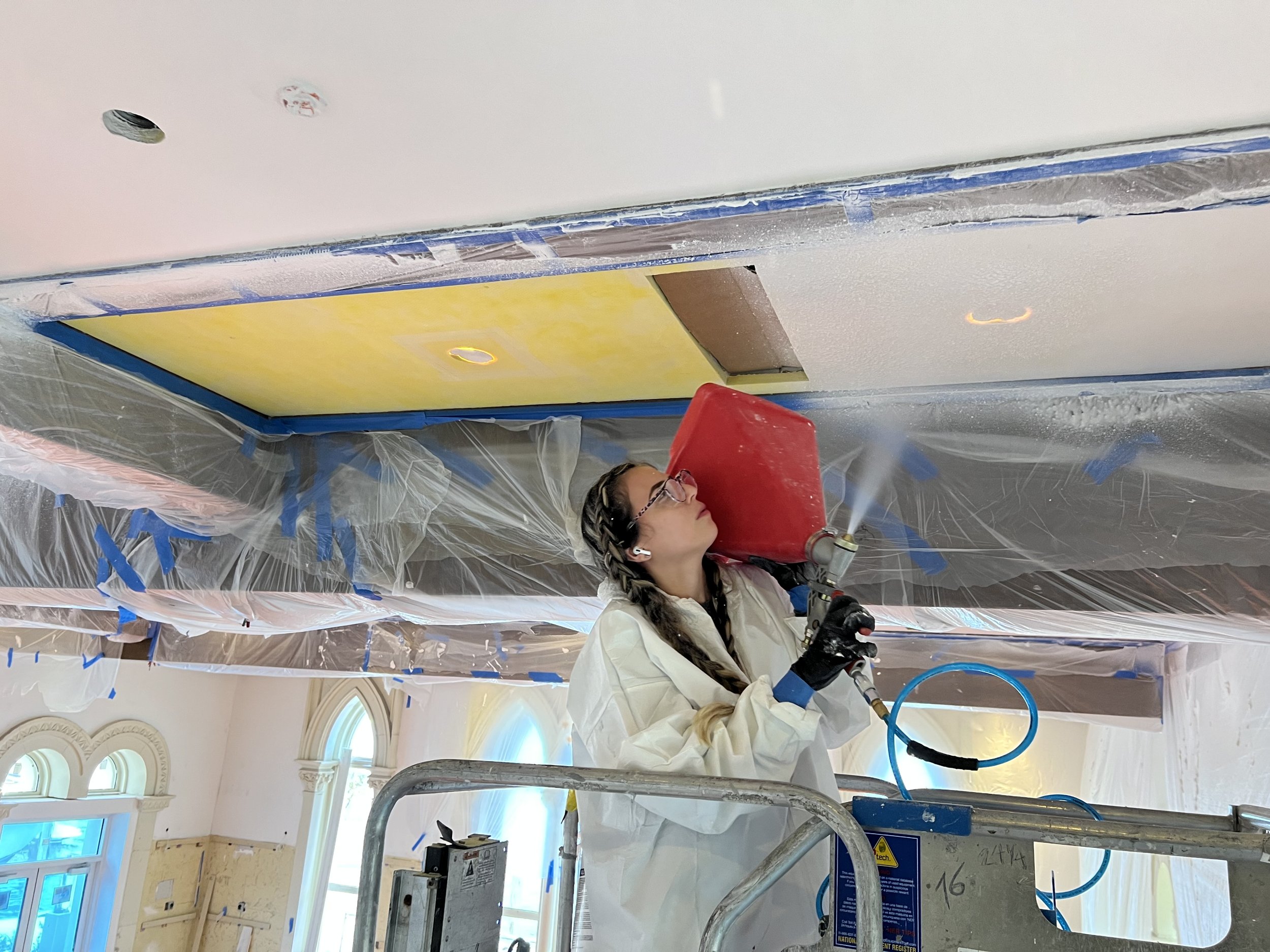 Asona Acoustical Plaster Installation