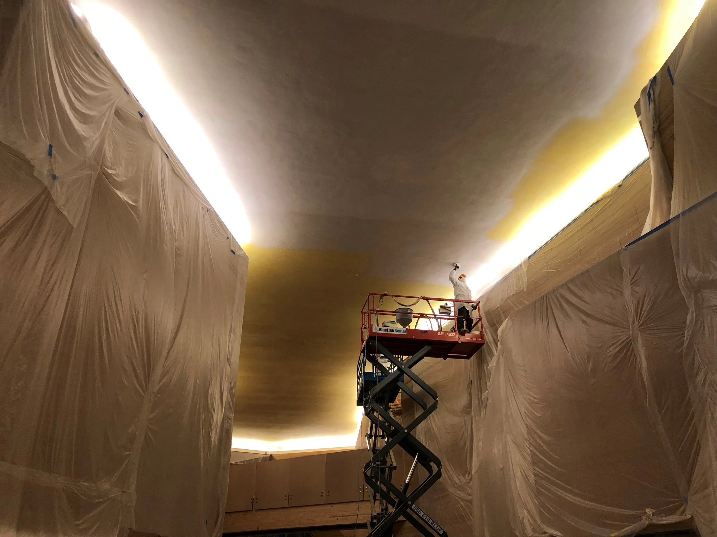 Asona Acoustical Plaster Installation