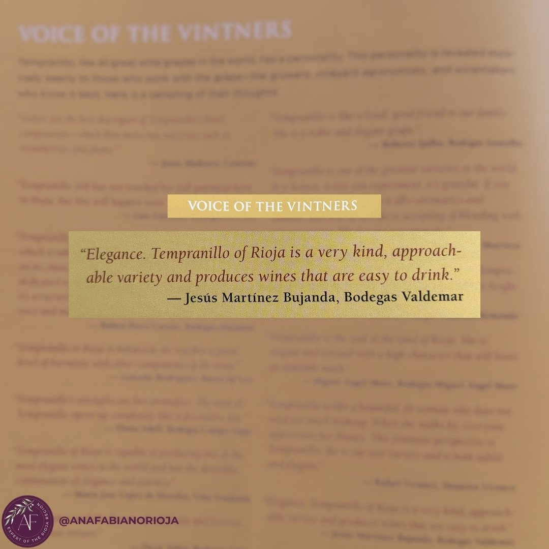 &quot;Elegance. Tempranillo of Rioja is a very kind, approachable variety and produces wines that are easy to drink&quot;
- Jesus Martinez Bujanda, Bodegas Valdemar

135 years and 5 years... in May