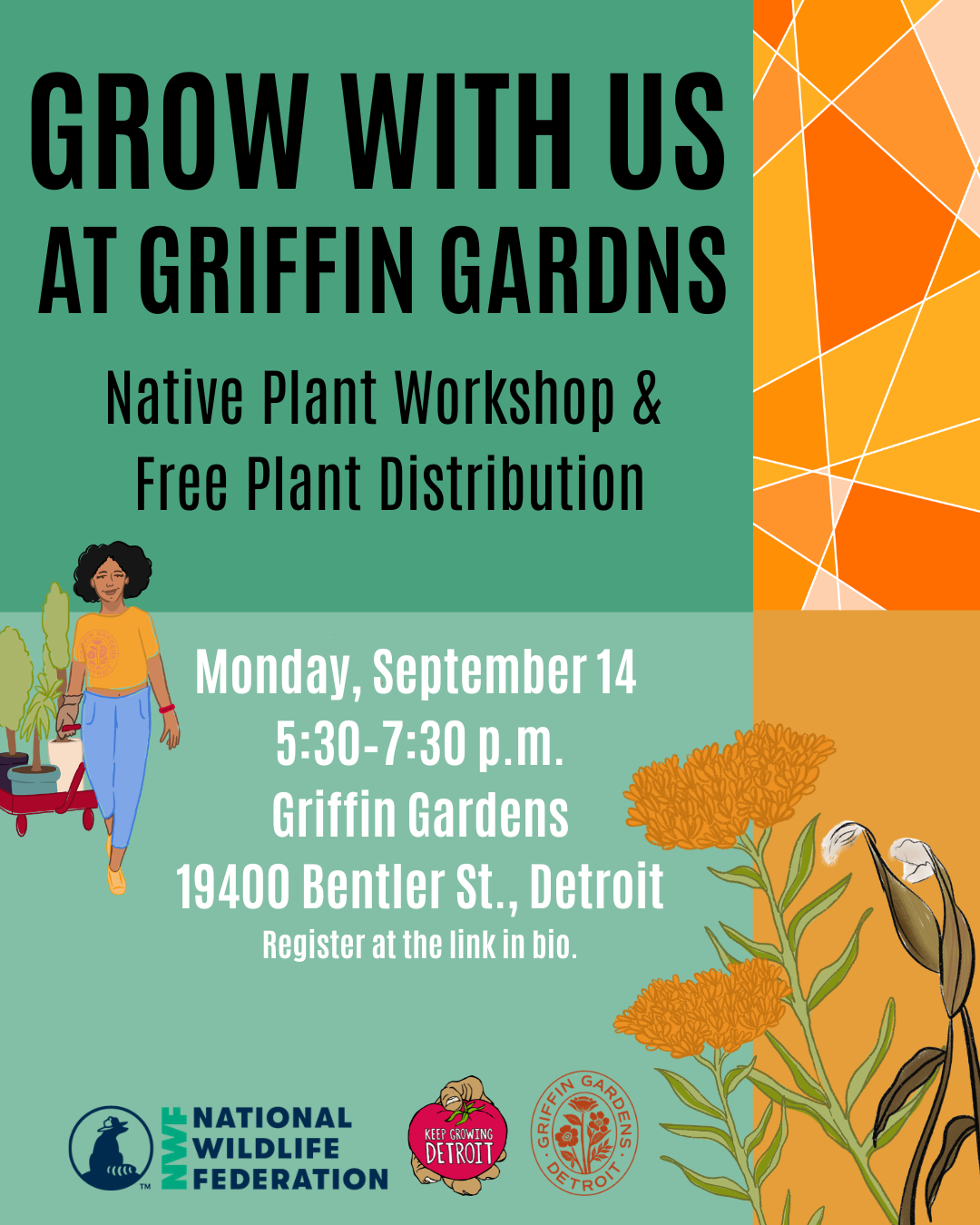 Grow With Us at Griffin Gardens! Native Plant Workshop &amp; Free Plant Distribution
