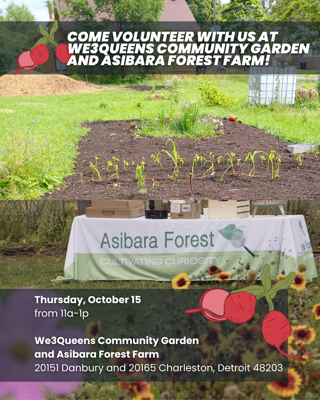 KGD Community Volunteer Day&nbsp;- We3Queens Community Garden and Asibara Forest 