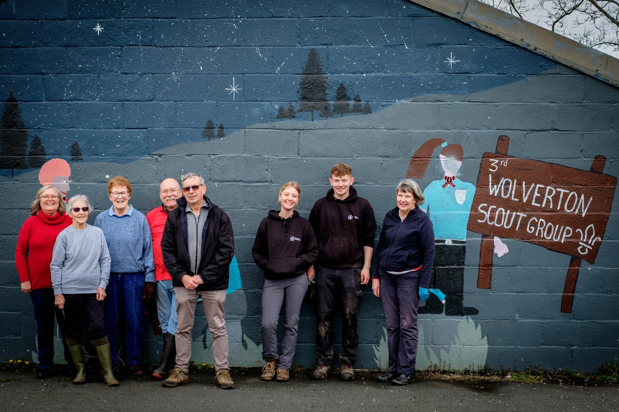 Environmental  group Portrait at Cheshire based charity