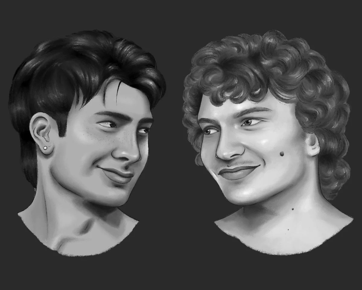 happy valentine&rsquo;s day from the HR boys 🫶❣️ swipe for some valentine variations :)) #heatedrivalry #fanart