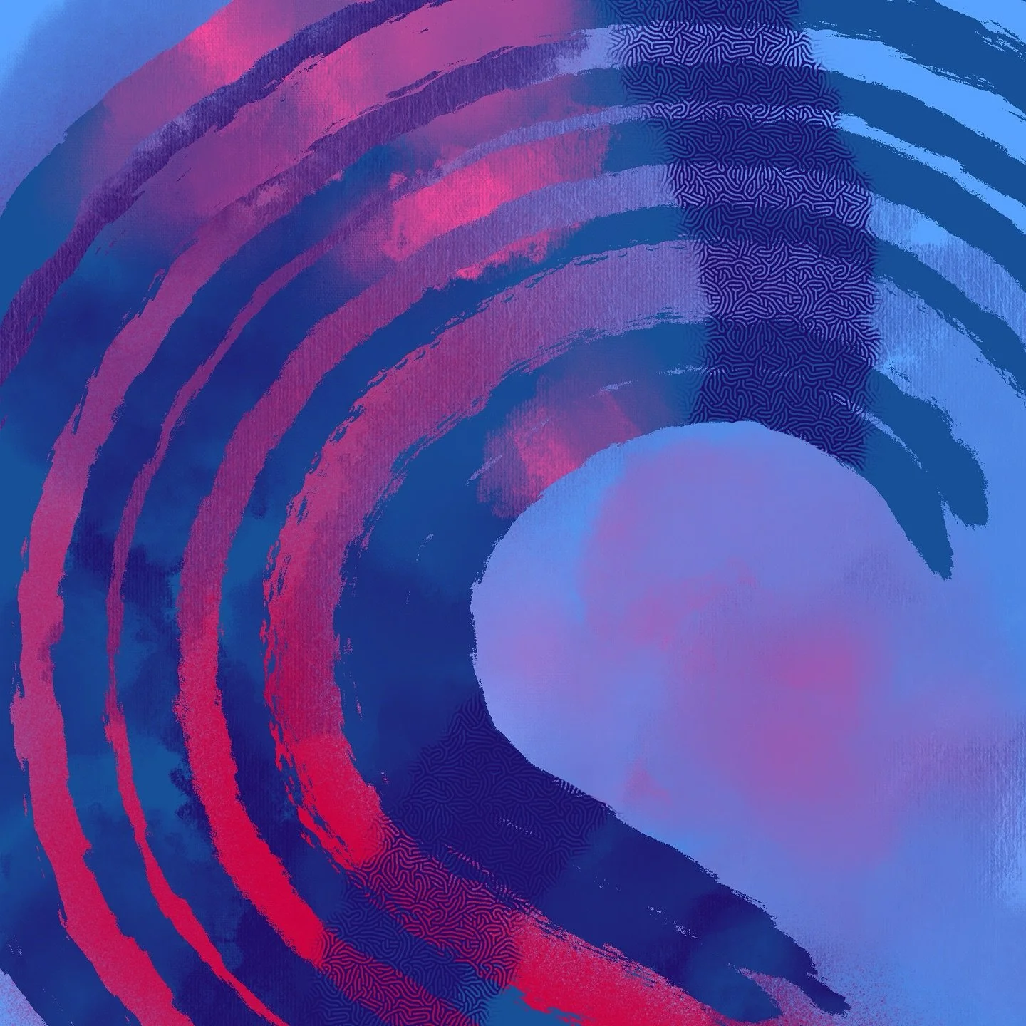 recent colors n textures and a lady :] #digitalart #procreate