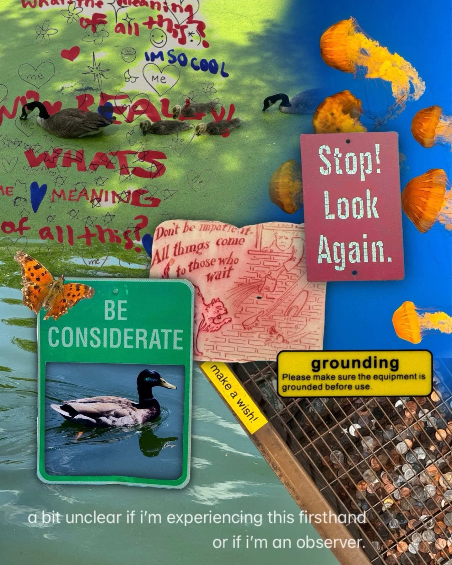 no really what&rsquo;s the meaning of all this? #collage