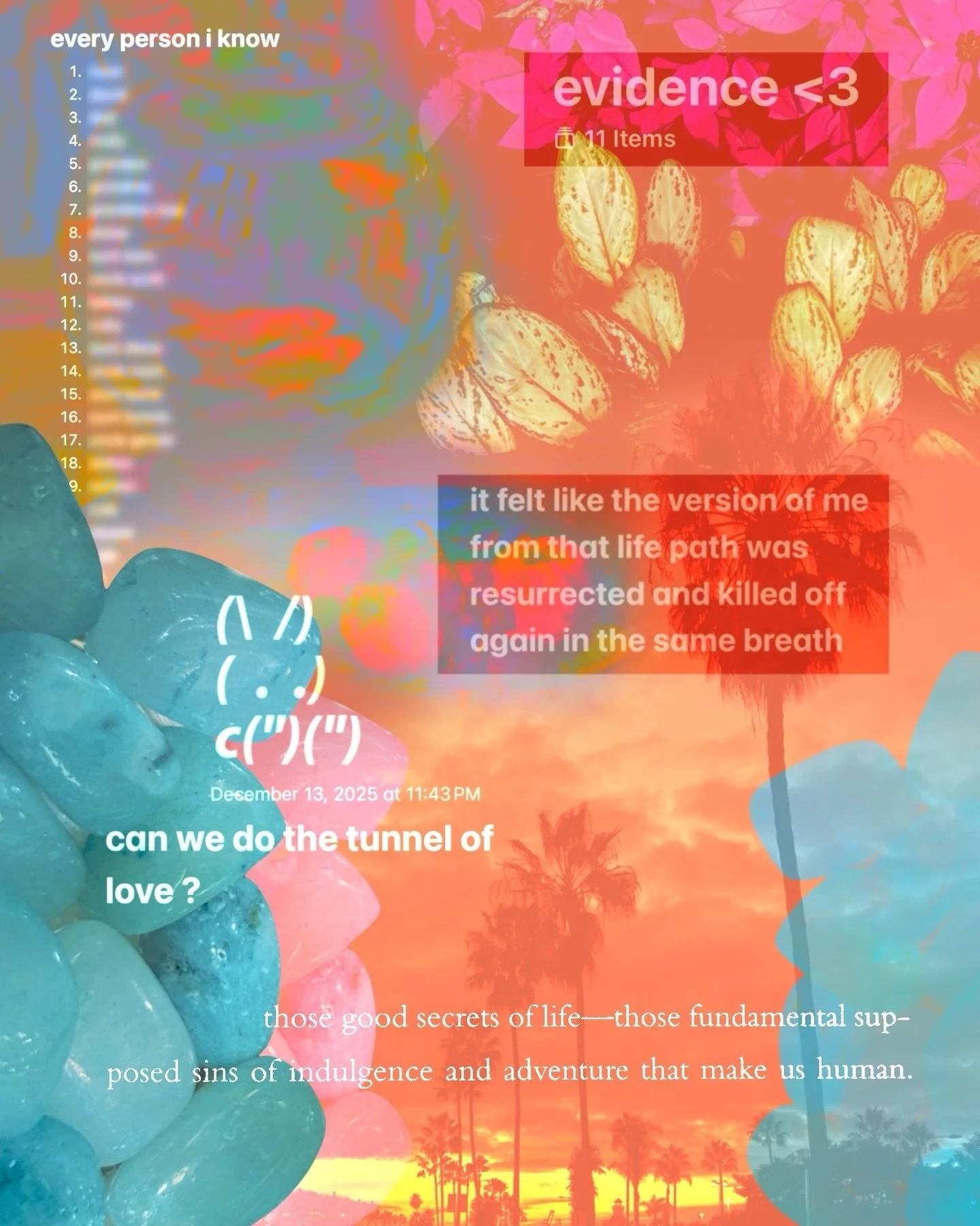 evidence <3 #poetry #collageart #digitalart