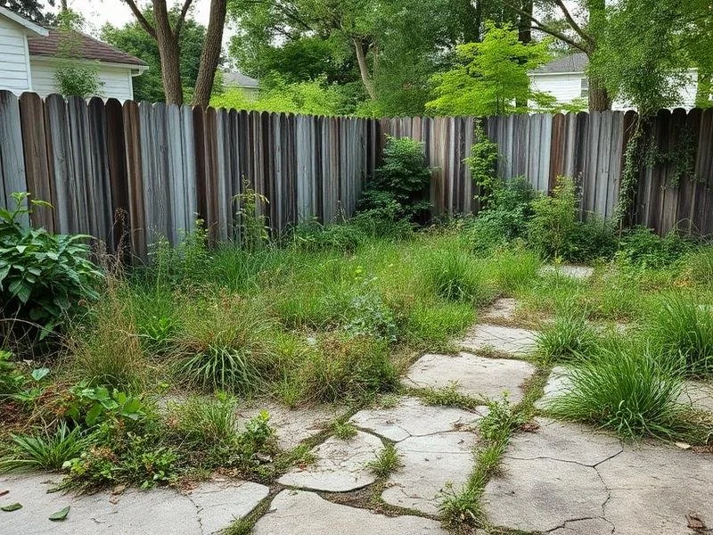 Backyard Renovation Before