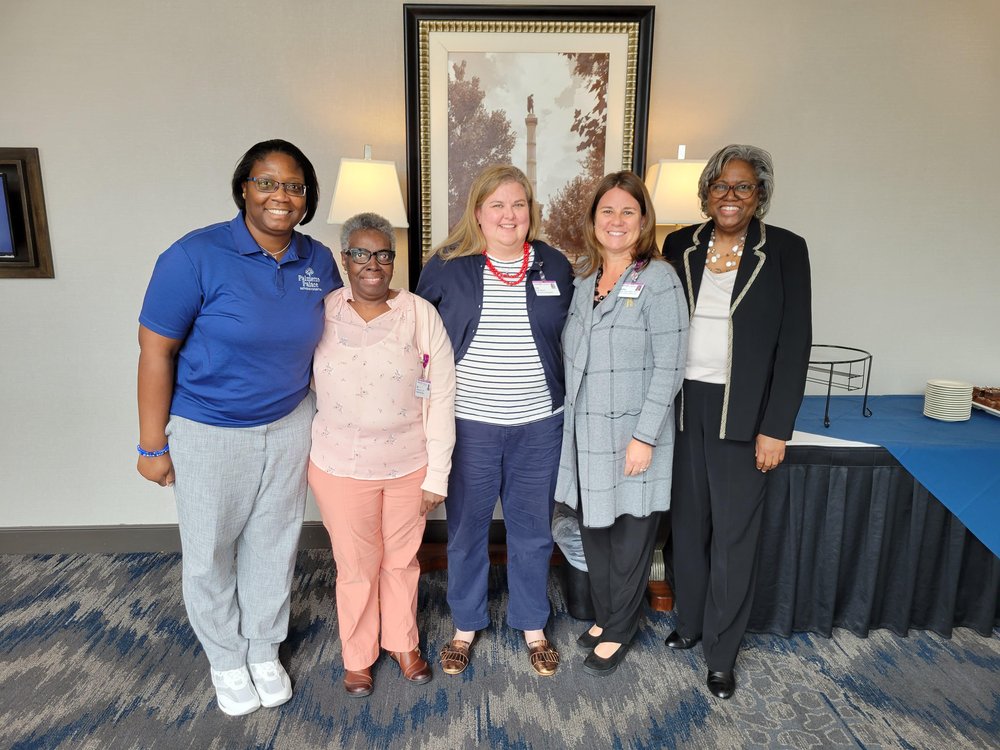Palmetto Palace Executive Director Dr. Youlanda Gibbs pictured (left) with Michele Stanek, MHS, Associate Director for South Carolina Center for Rural and Primary Healthcare.