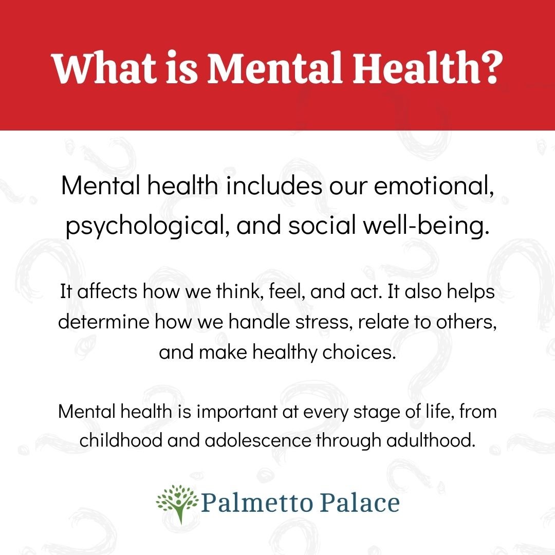 Did you know that May is Mental Health Month? We're gearing up to share more resources over the next several weeks on how to manage your mental health. Mental health includes our emotional, psychological, and social well-being. It affects how we thin