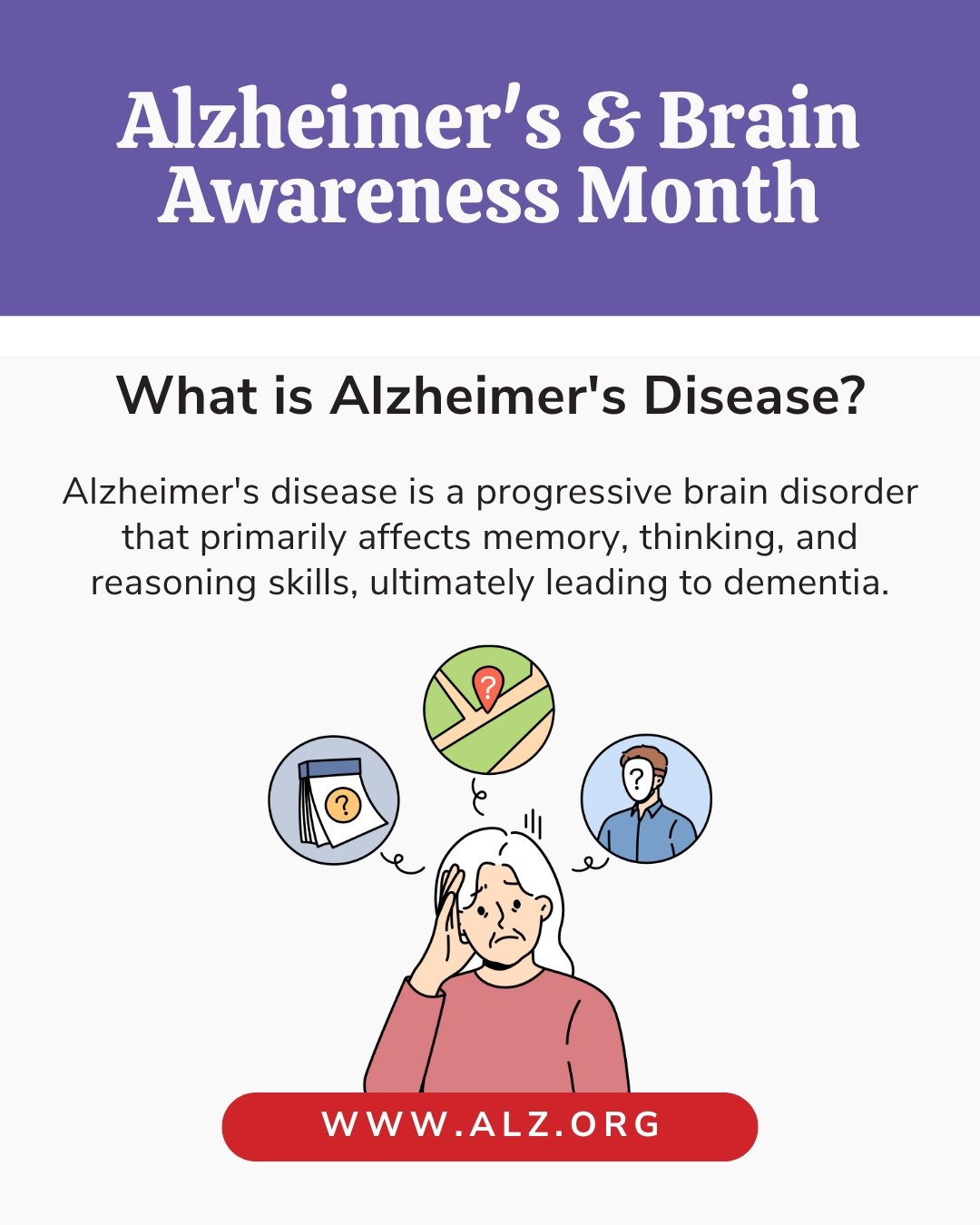 June is Alzheimer&rsquo;s &amp; Brain Awareness Month&mdash;a time to shine a light on the impact of Alzheimer&rsquo;s disease.

Alzheimer&rsquo;s is a progressive brain disorder that affects memory, thinking, and reasoning skills, often leading to d