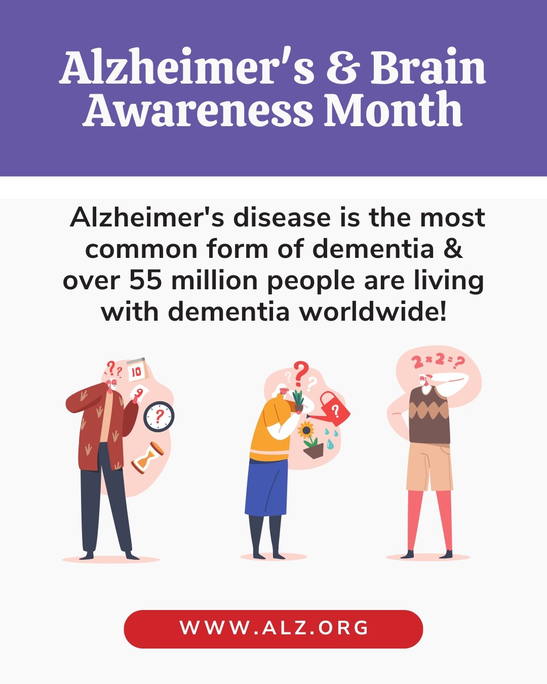 Alzheimer&rsquo;s disease is the most common form of dementia, affecting millions across the globe. Over 55 million people are currently living with dementia worldwide. This Alzheimer&rsquo;s &amp; Brain Awareness Month, take time to learn, share, an