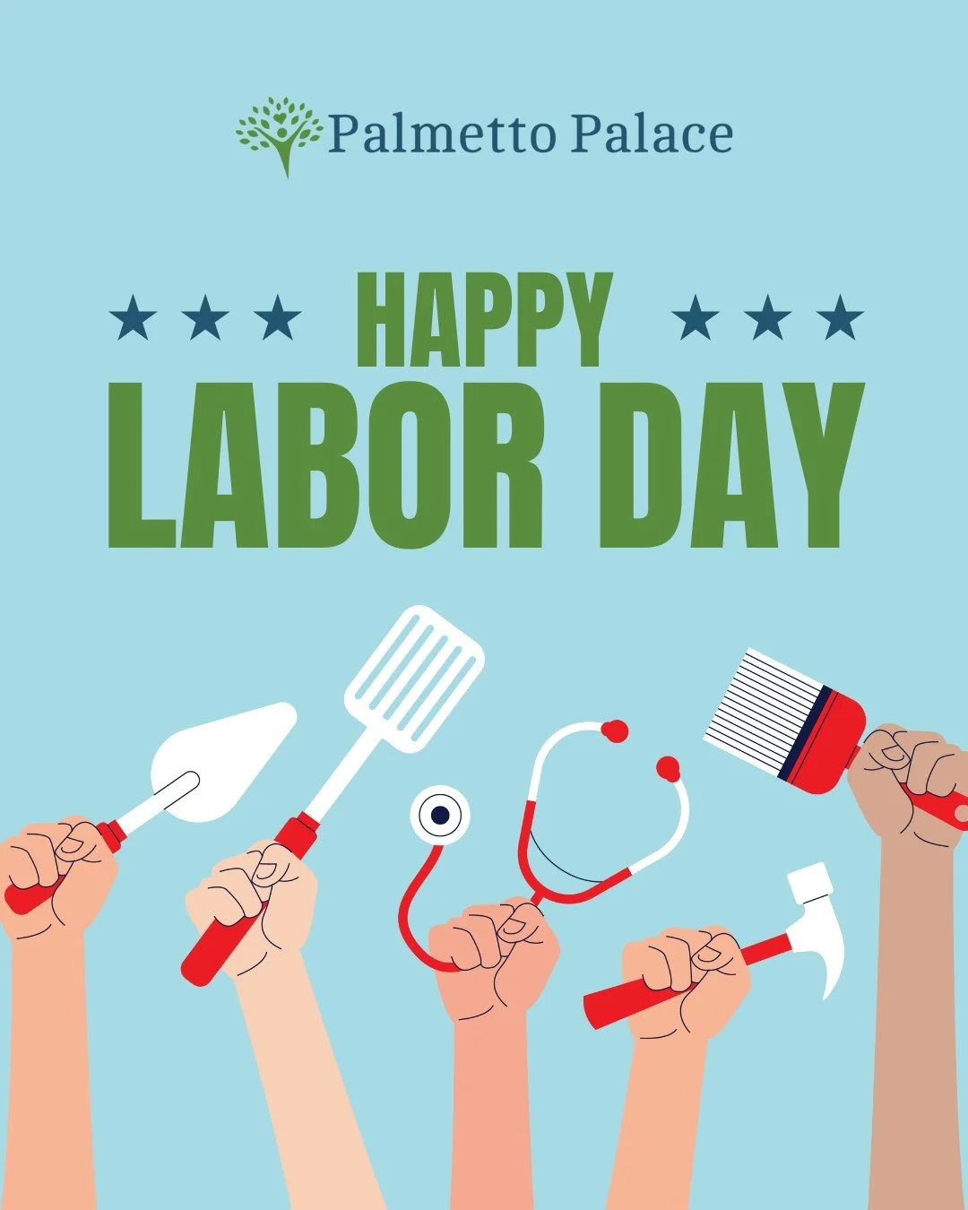 Today we celebrate the hardworking individuals who keep our communities strong and thriving. Your dedication fuels progress, and your health matters. Let's continue to work together to create a future where everyone has access to the care and support