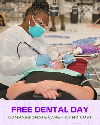 Free Dental Day is one of the ways Palmetto Palace brings health and hope to South Carolina.

During this multi-day clinic, volunteer dentists, hygienists, and community partners provide no-cost exams, cleanings, extractions, and restorative care to 