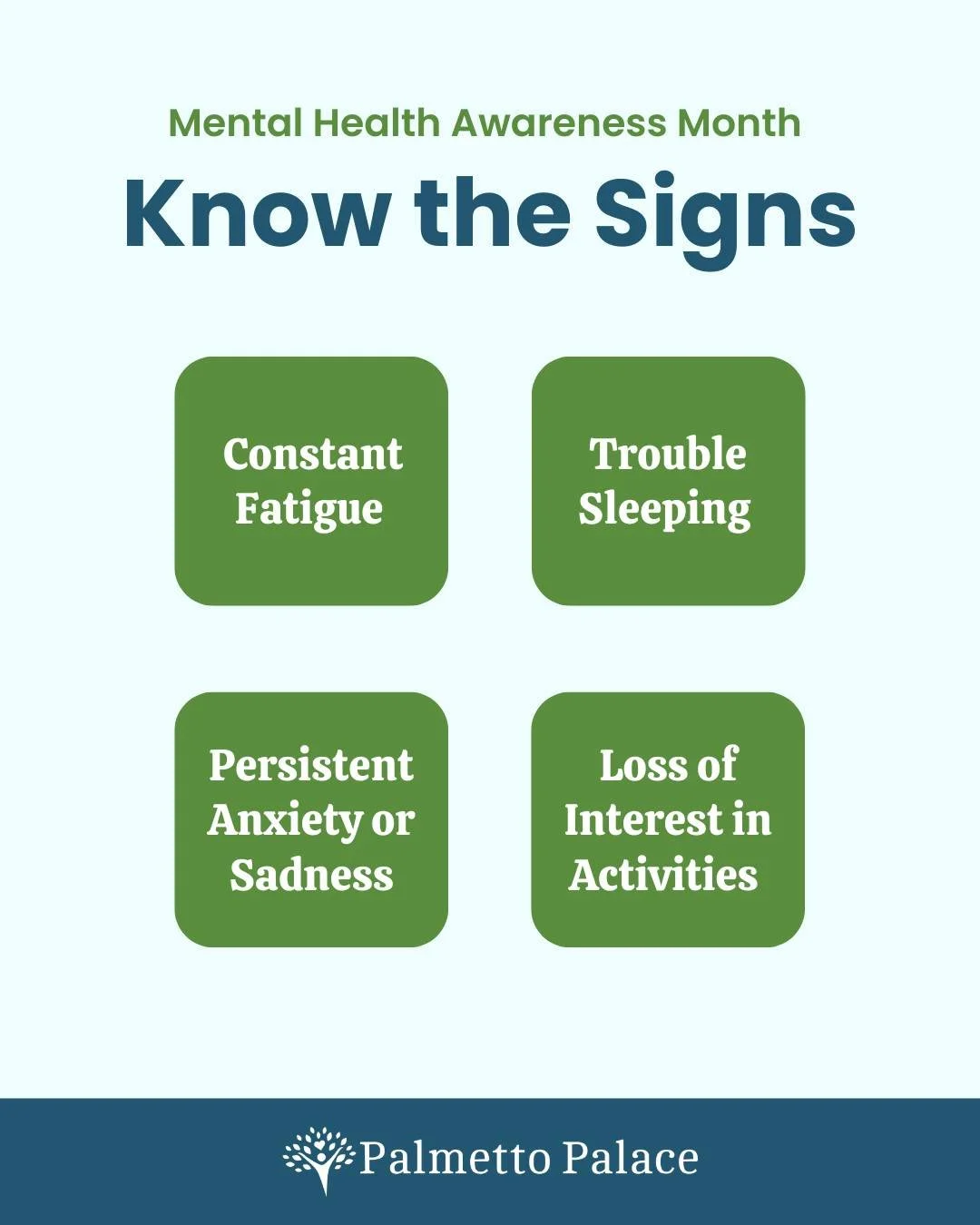 Listen to what your body and mind are telling you. 🧠🌱

Mental health challenges don&rsquo;t always look the same for everyone. Sometimes, they show up quietly&mdash;as a shift in your sleep patterns, a sudden drop in energy, or a mood that just doe