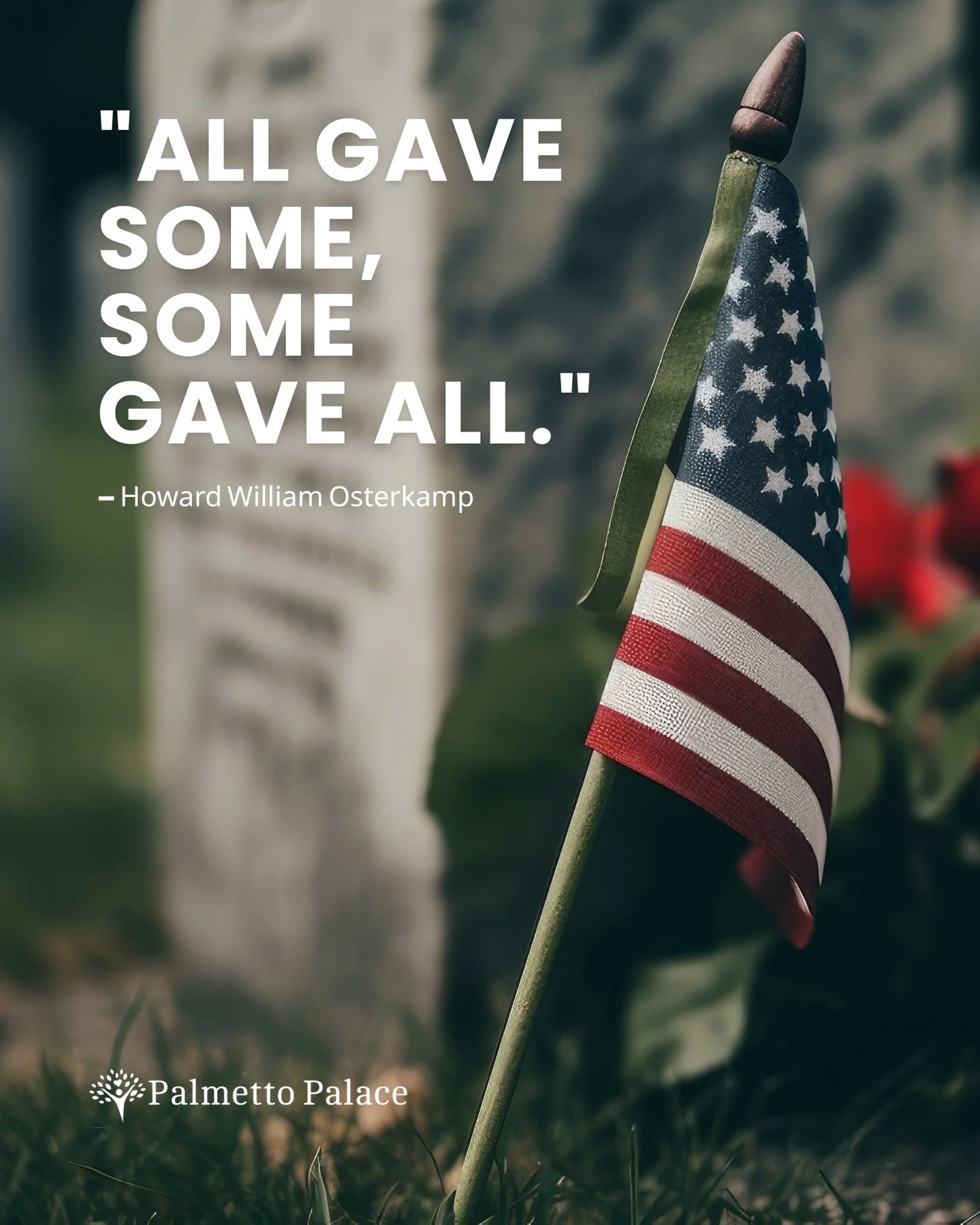 This Memorial Day, we honor the brave heroes who gave everything for our freedom. Their sacrifice inspires us to care for one another and build a stronger, healthier future together. Let's carry their legacy forward by supporting our communities. ❤️?