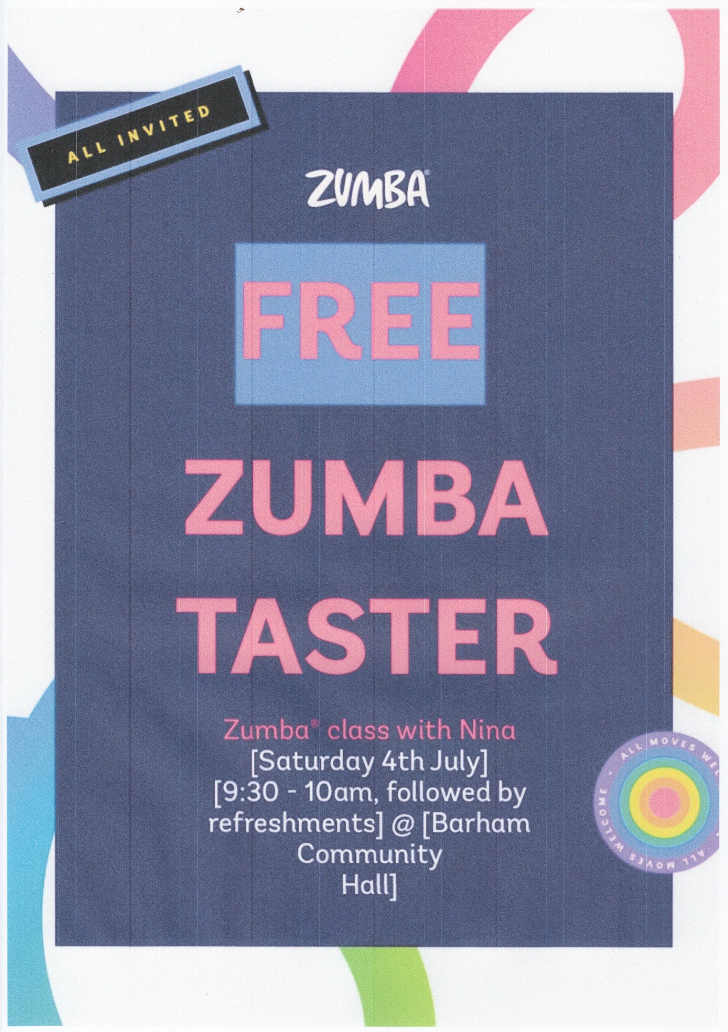 FREE ZUMBA TASTER 