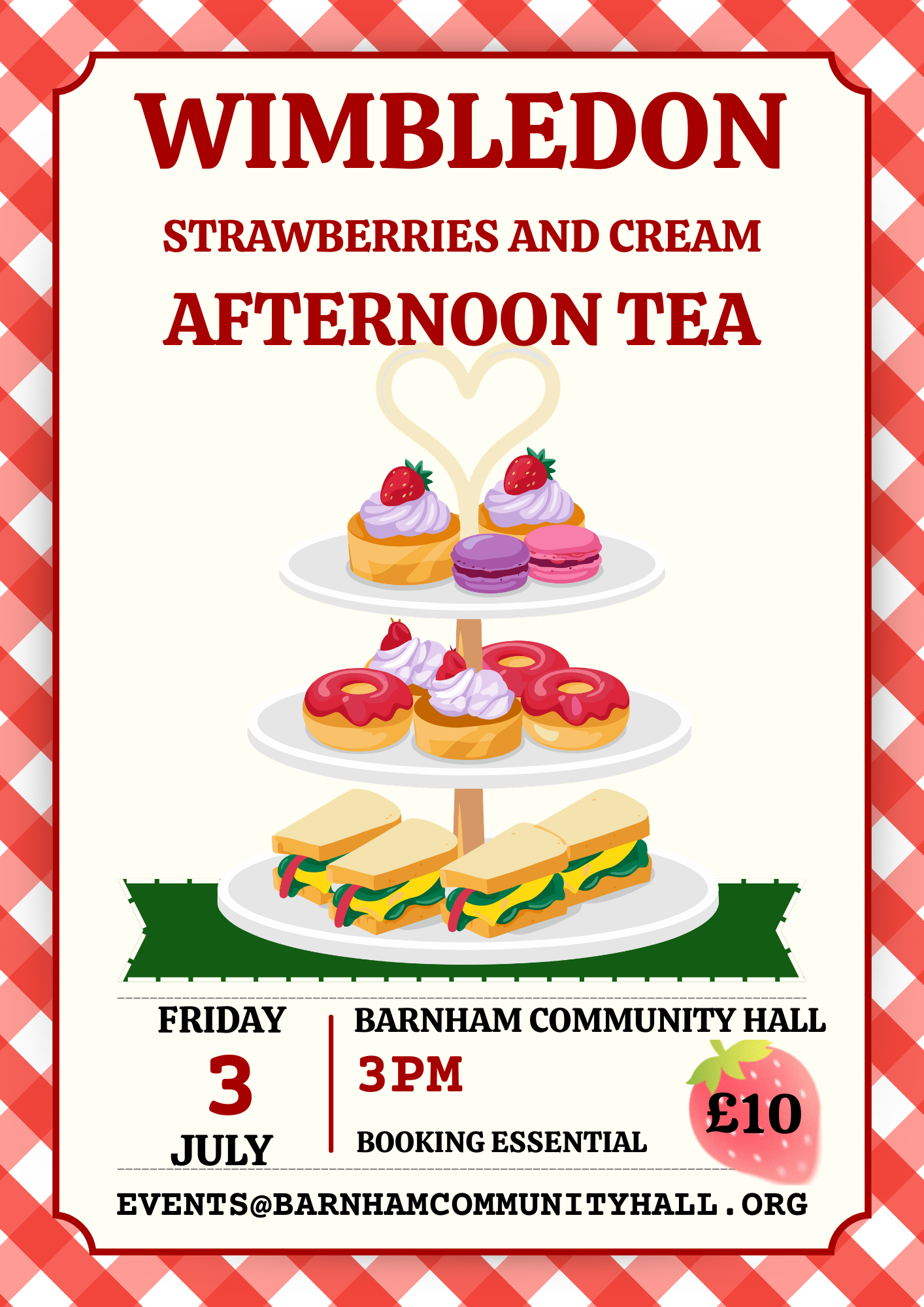 Wimbledon afternoon tea