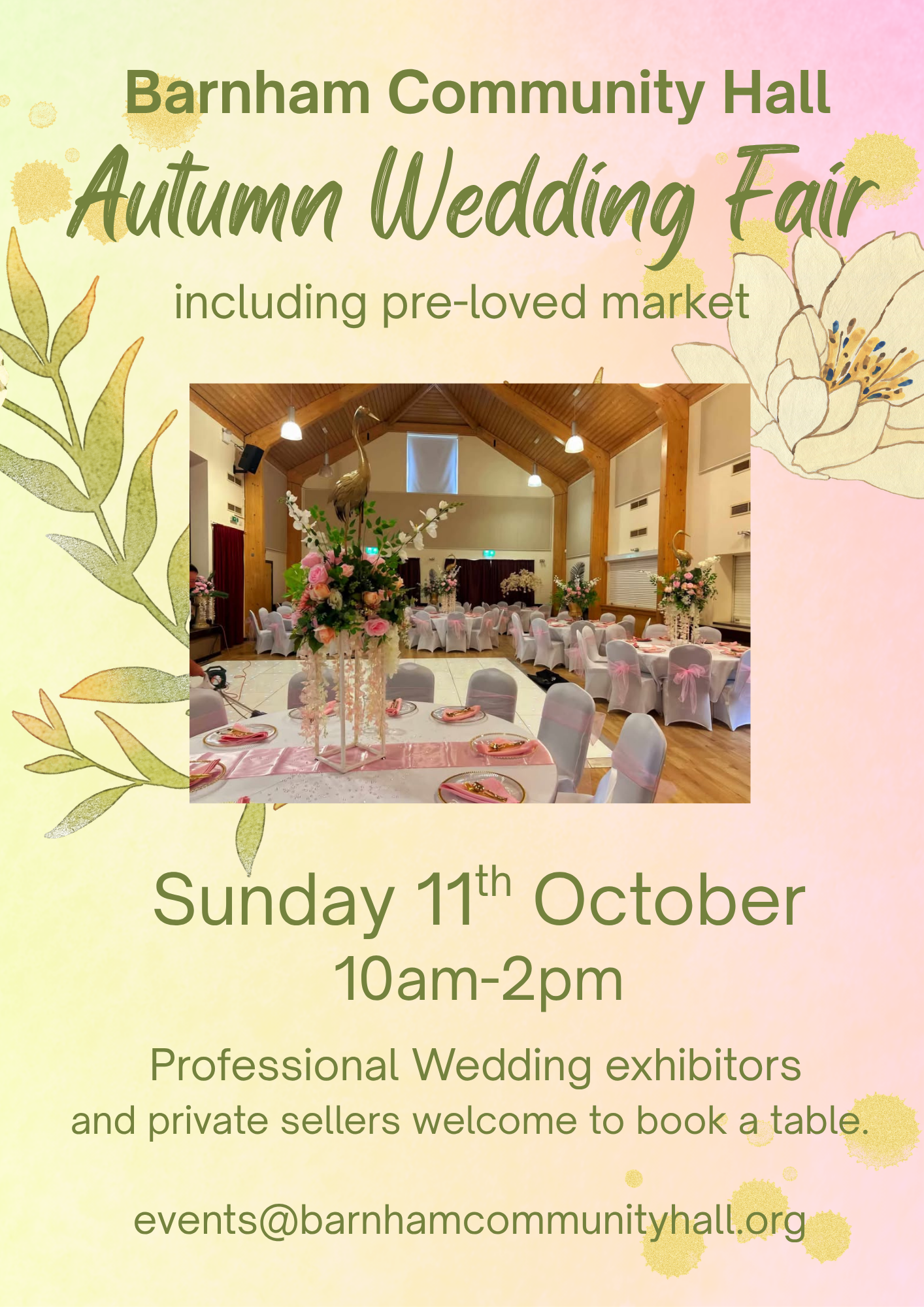 Autumn Wedding Fair & Preloved Market