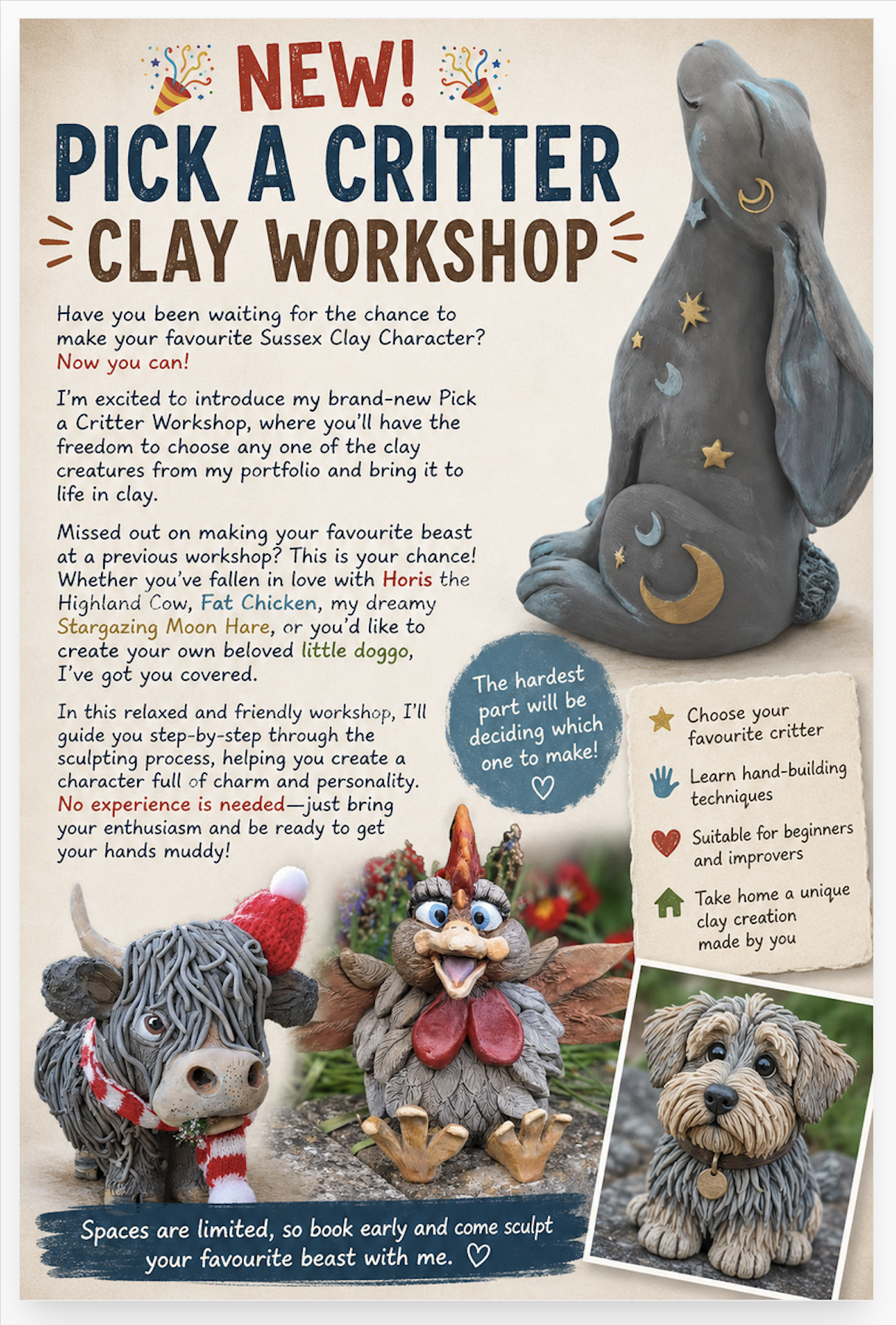 CLAY WORKSHOP 