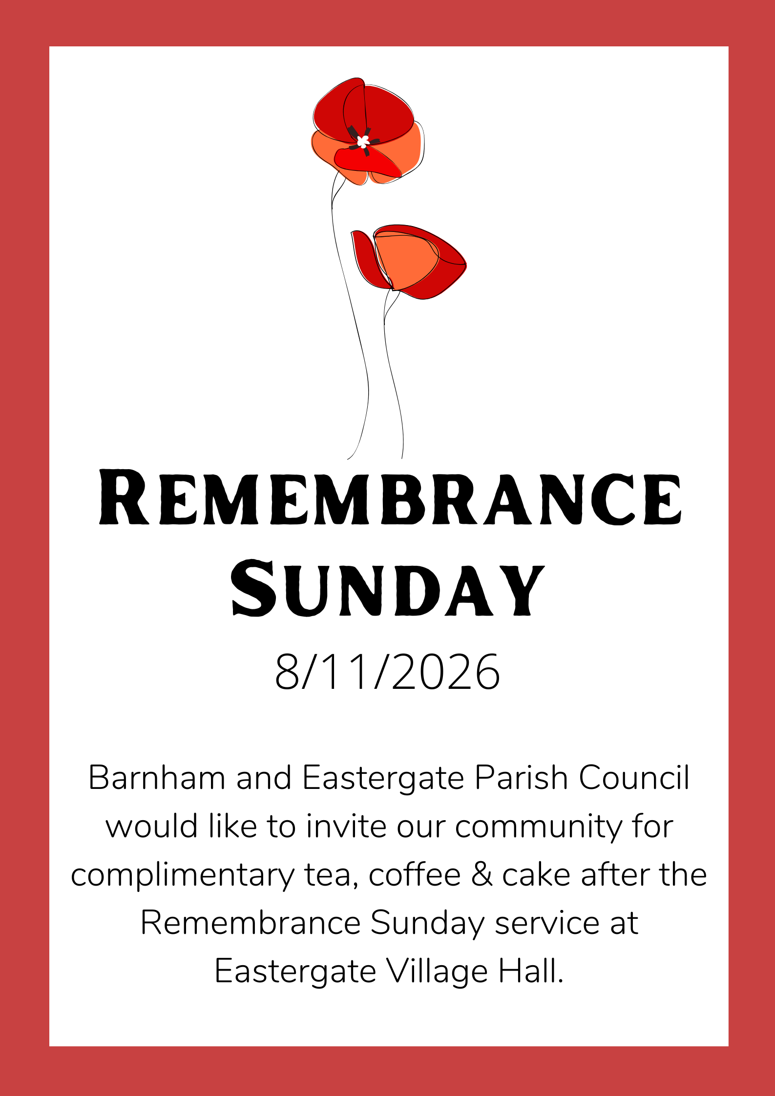 Remembrance Sunday Celebration