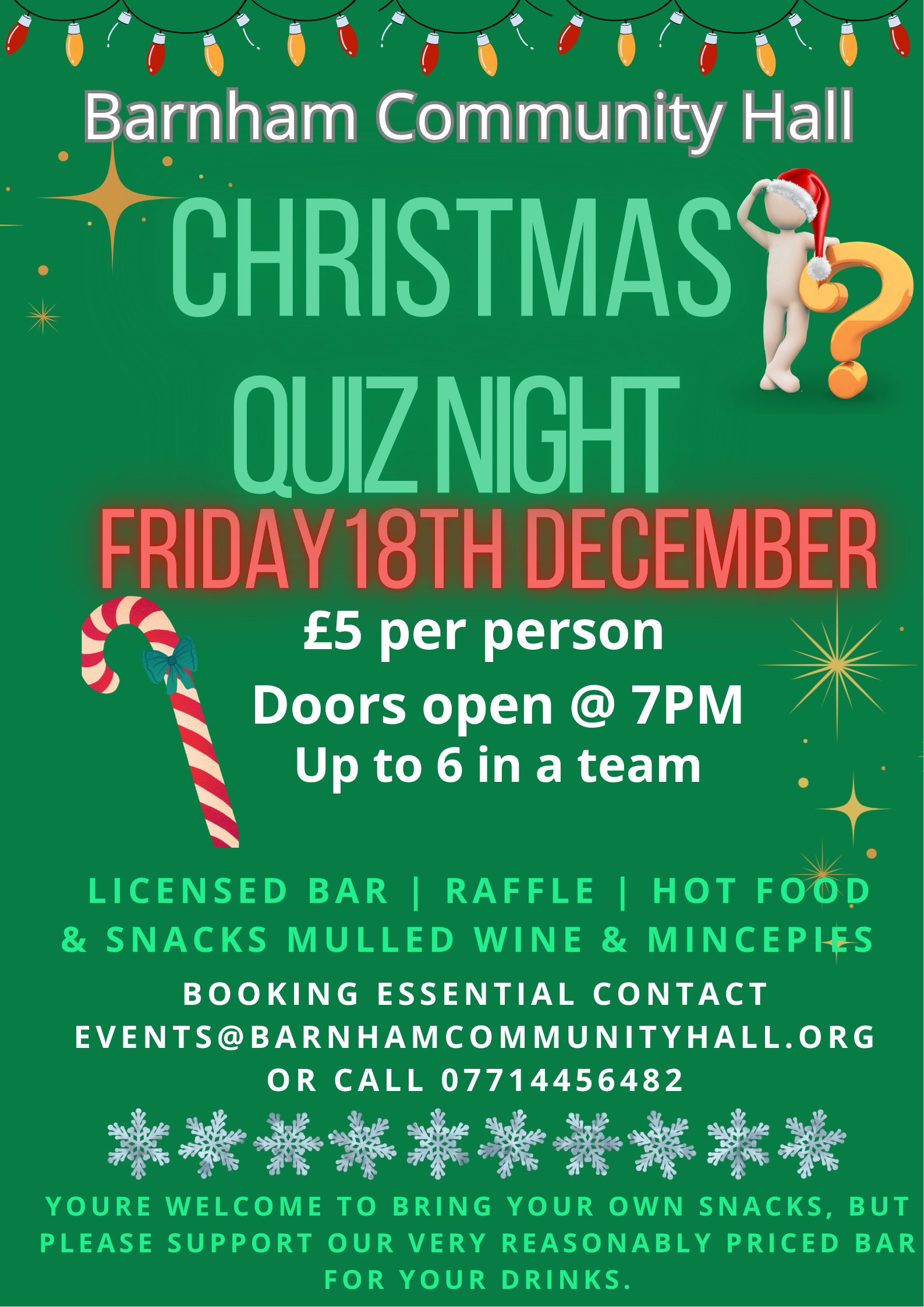 CHRISTMAS QUIZ NIGHT 