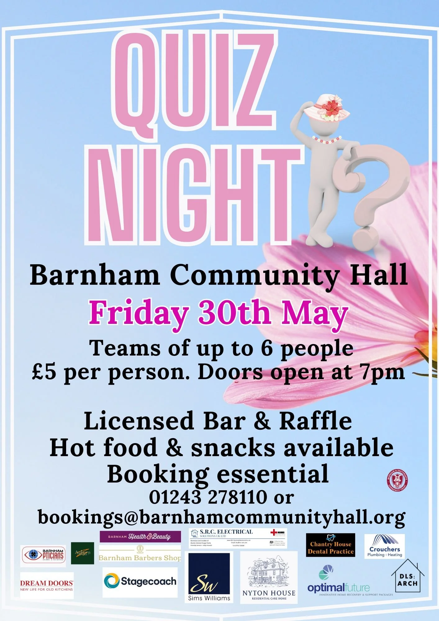 May Quiz Night — Barnham and Eastergate Community Trust