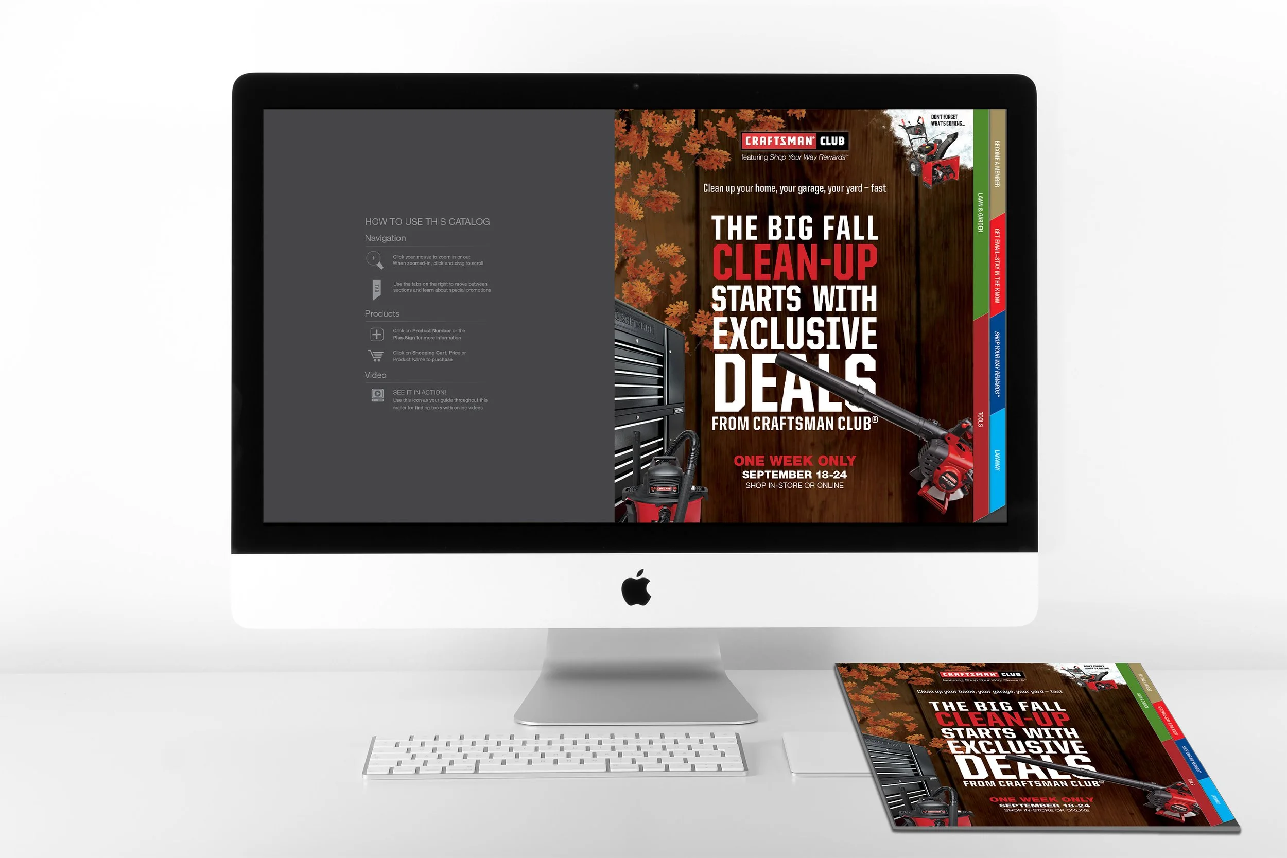  Sears Catalog Design  
  Client: Sears   
Sears catalog design and production