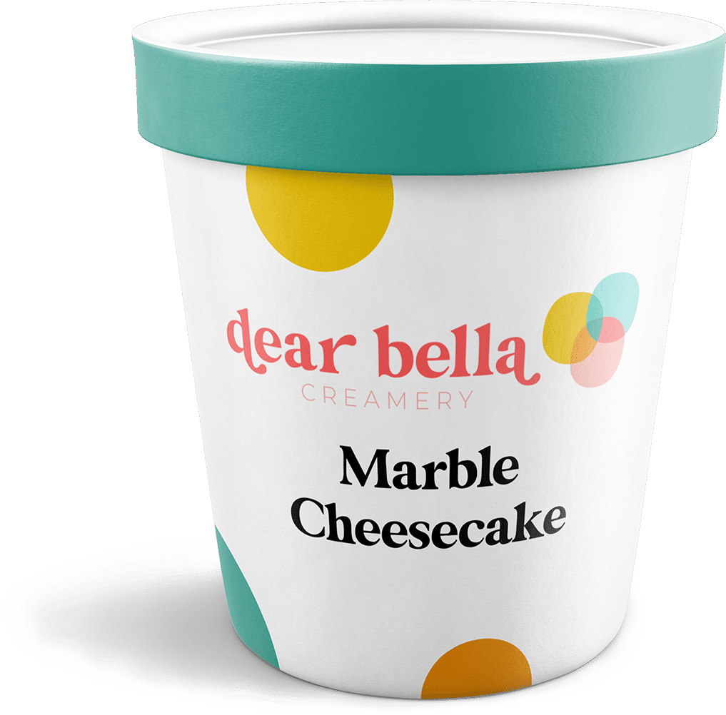 Marble Cheesecake Vegan Ice Cream