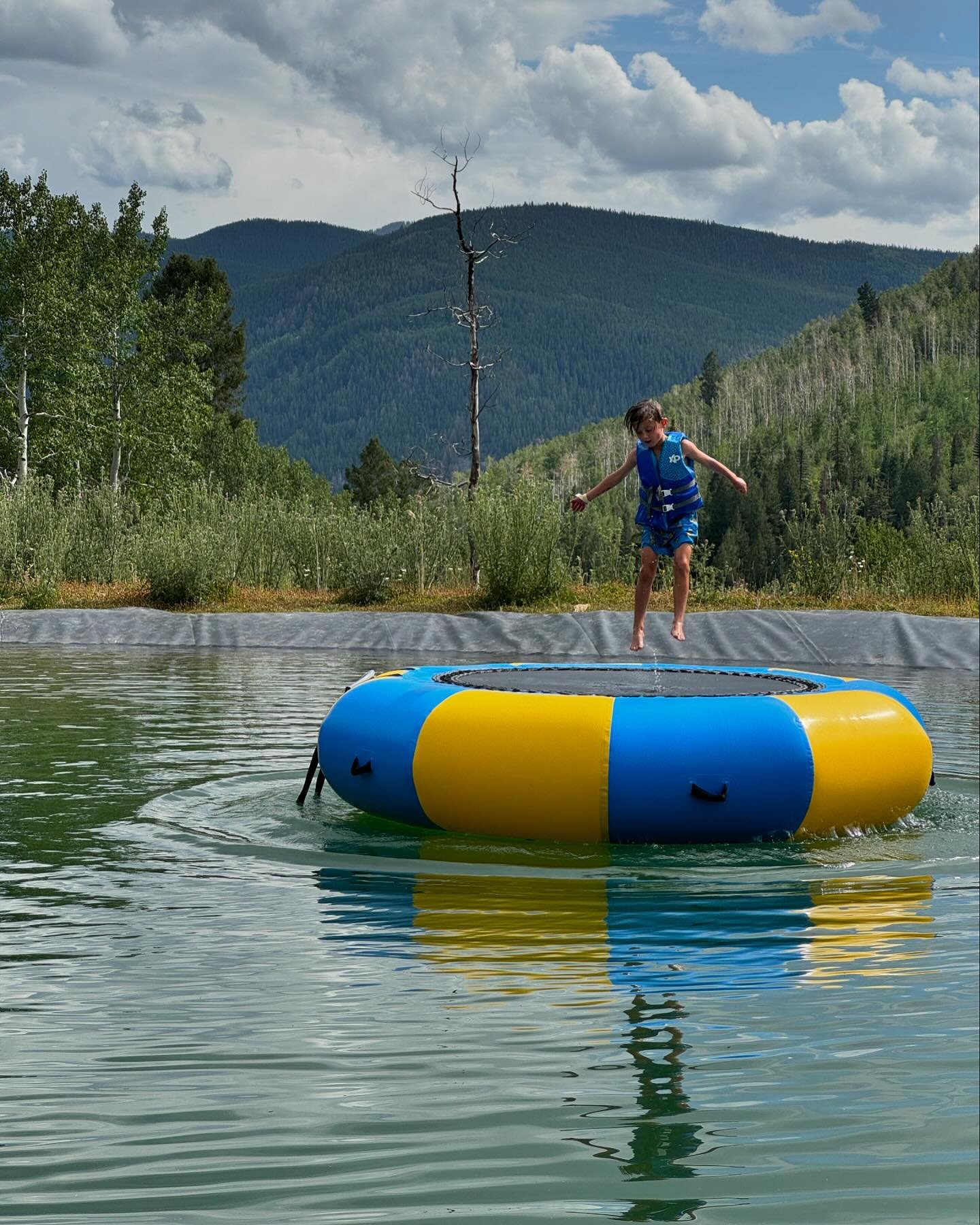 Water-trampoline afternoon funnnnn