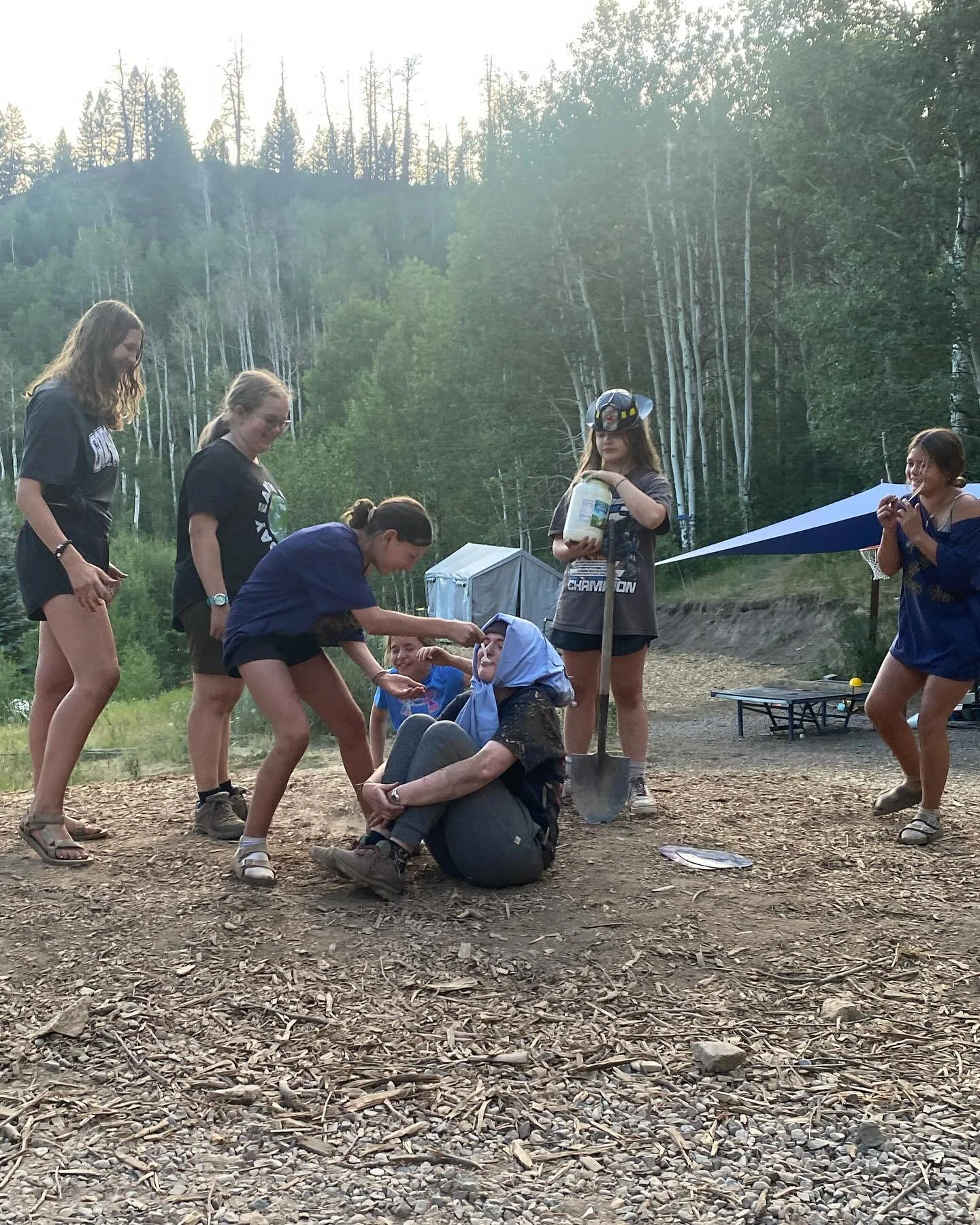 Campers performed their own original skits last night!