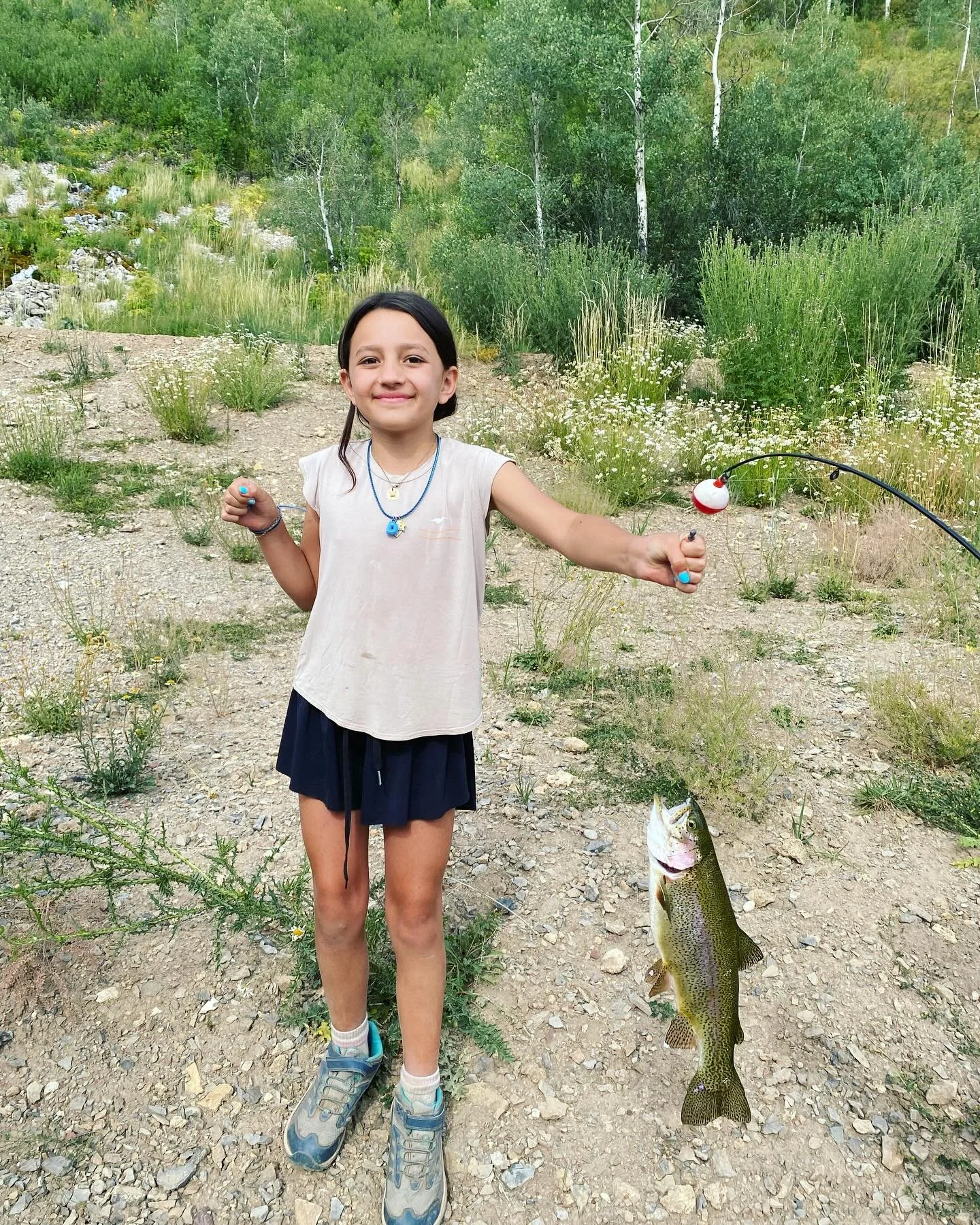 We caught five whole fish down at Spring Falls Today! Let&rsquo;s see if we can beat that record tomorrow. 🎣🎣🎣
