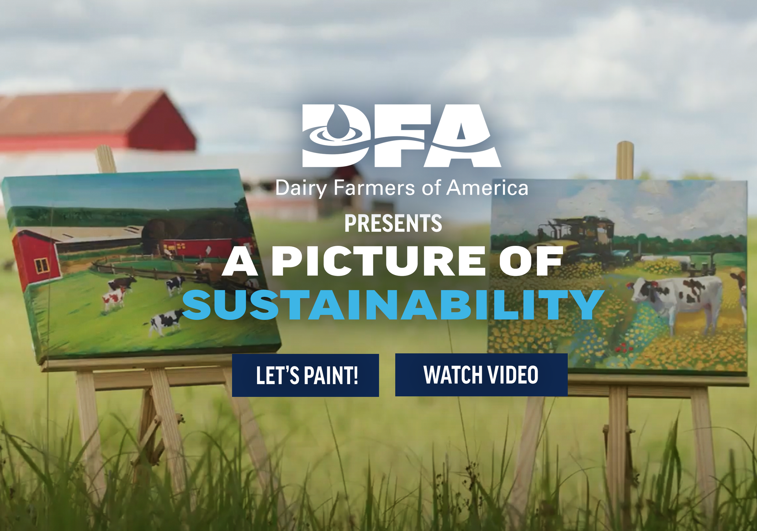 We created an interactive experience 'Paint by Numbers' style as a page takeover where people could paint their own Picture of Sustainability and also watch our video.