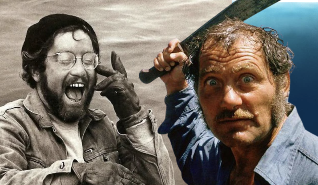 Hooper from Jaws laughing at Quint's tattoo for 10 hours straight