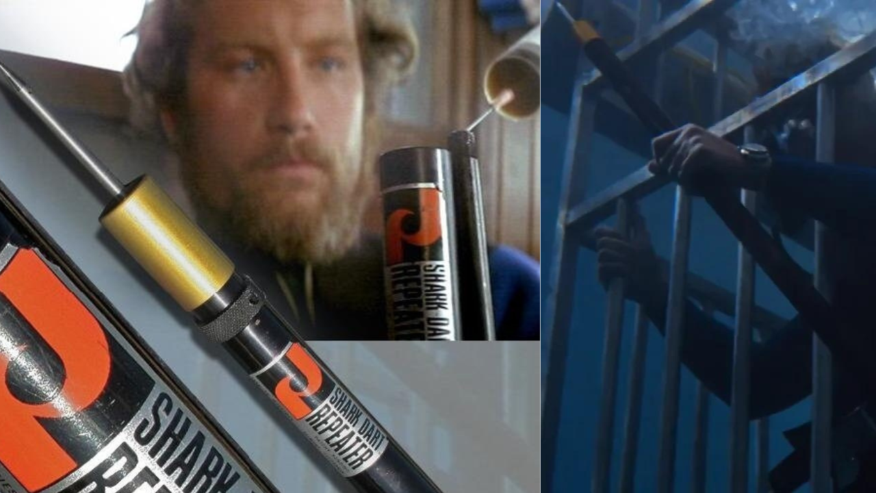 Matt Hooper's shark dart repeater in JAWS 
