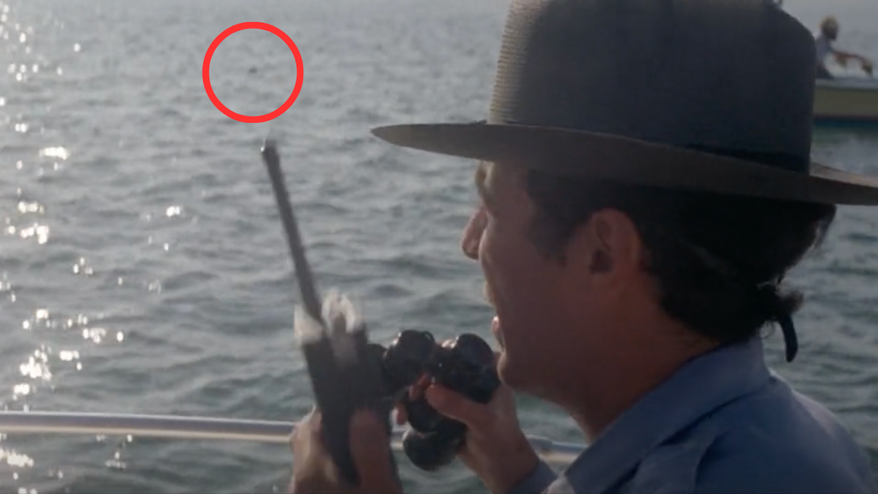 Did Hendricks miss his chance to kill the shark in JAWS?