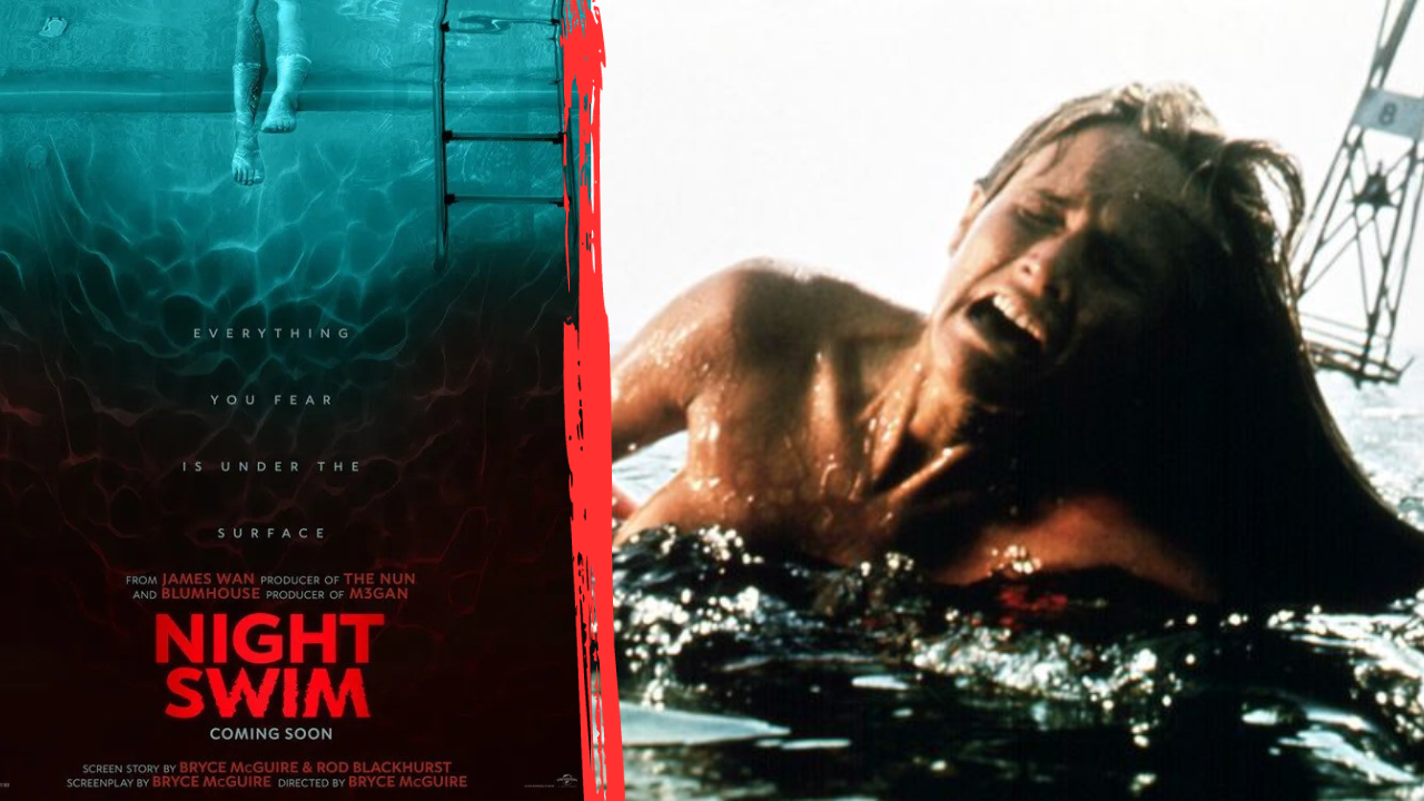 JAWS influences water-based horror Night Swim