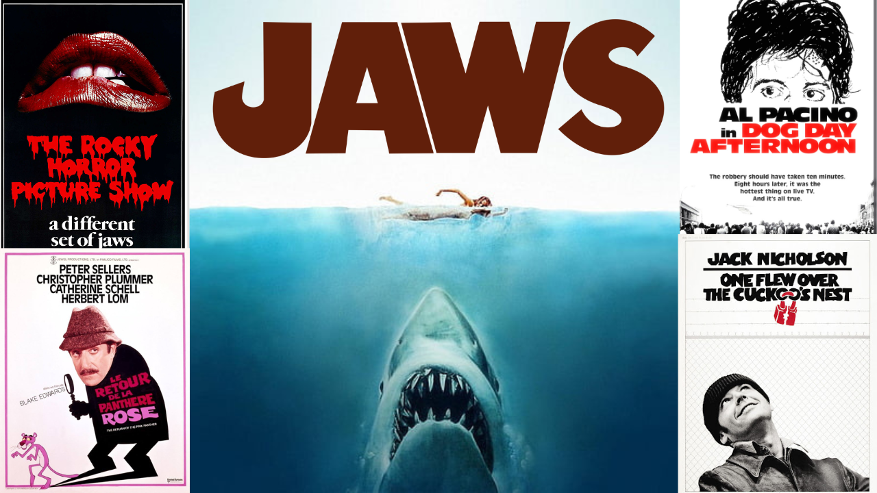 JAWS and the ten highest grossing films of 1975