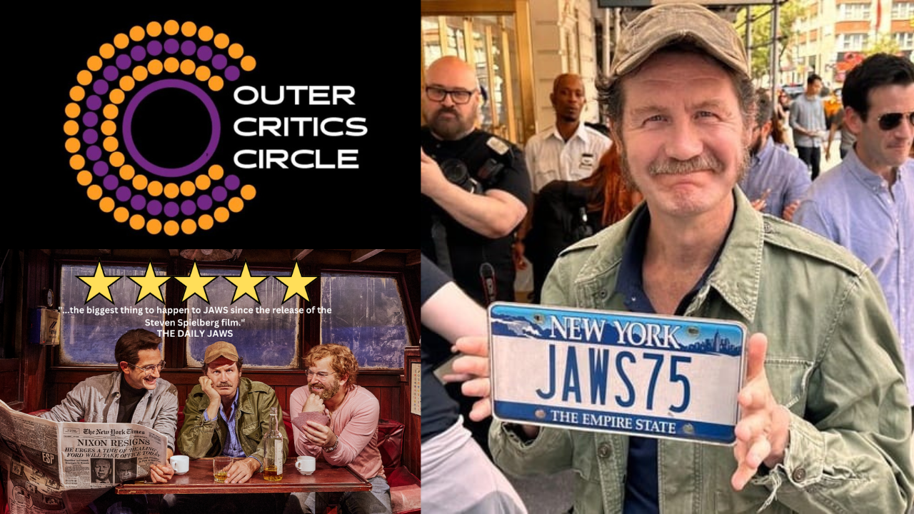 JAWS inspired 'The Shark Is Broken' nominated for "outstanding" Broadway award