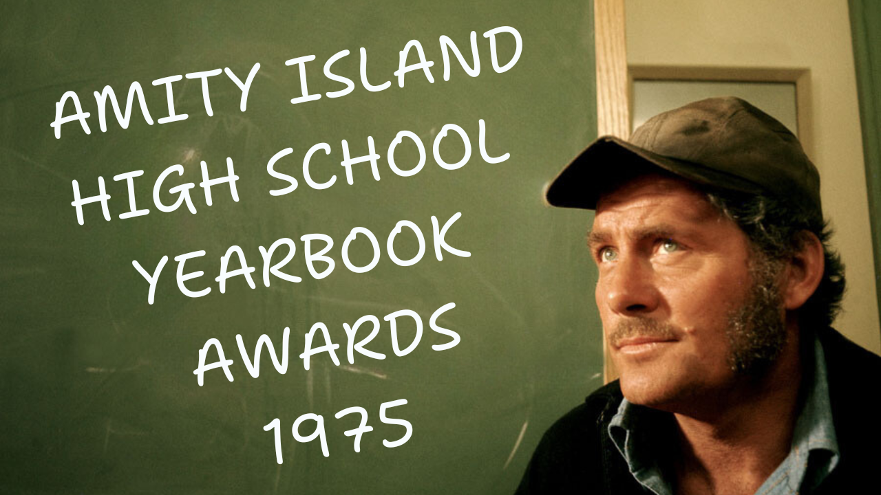 Which JAWS characters would win which Amity High School yearbook awards?