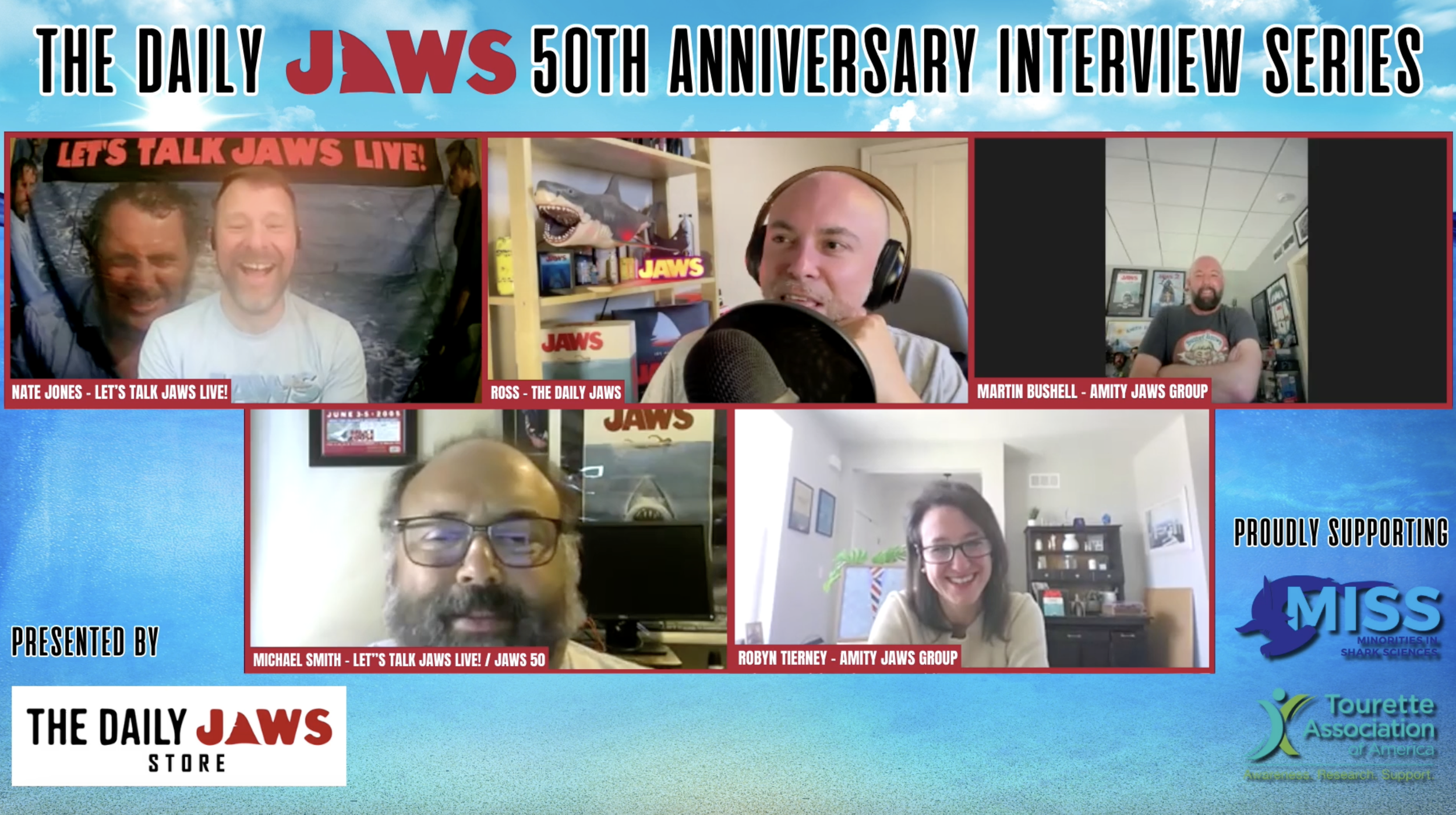 Facebook group admins JAWS 50th Anniversary Interview