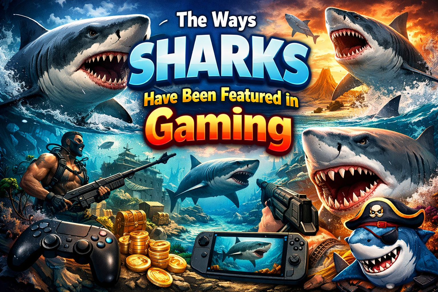 The Ways Sharks Have Been Featured in Gaming