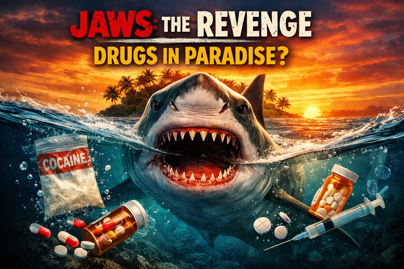 Sharks in Bahamas testing positive for drugs