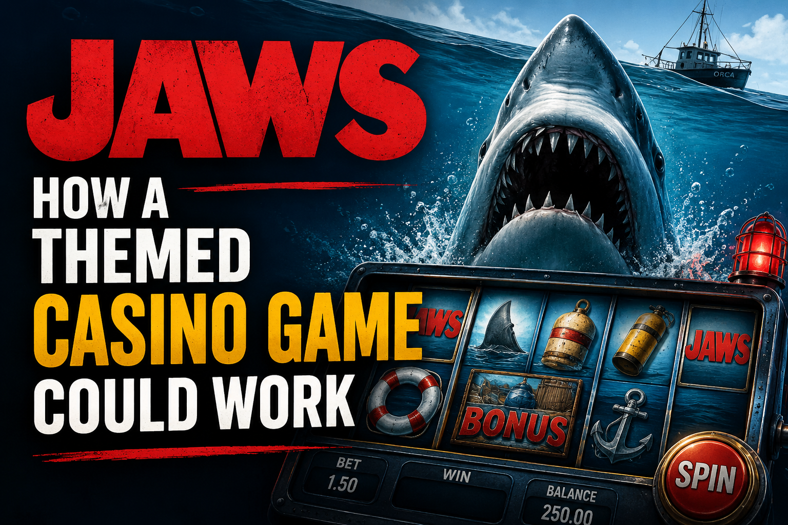 How a Jaws Themed Casino Game Could Work