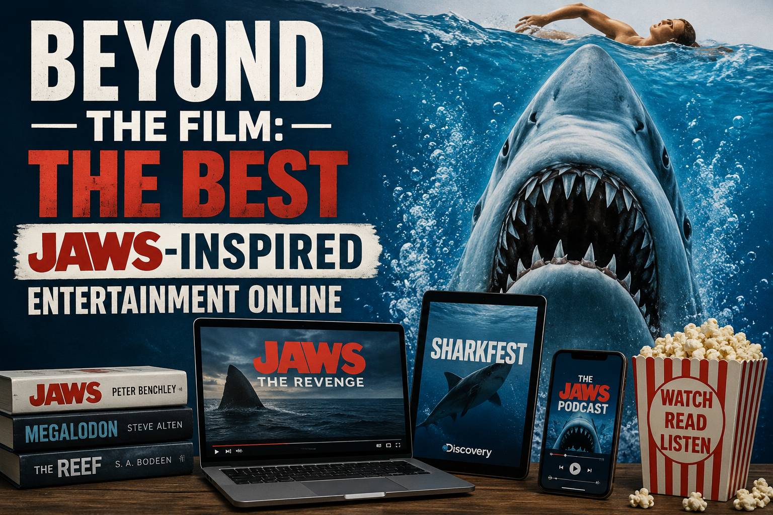 Beyond the Film: The Best Jaws-Inspired Entertainment Online