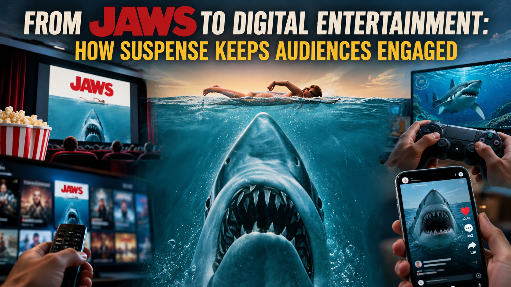 From Jaws to Digital Entertainment: How Suspense Keeps Audiences Engaged