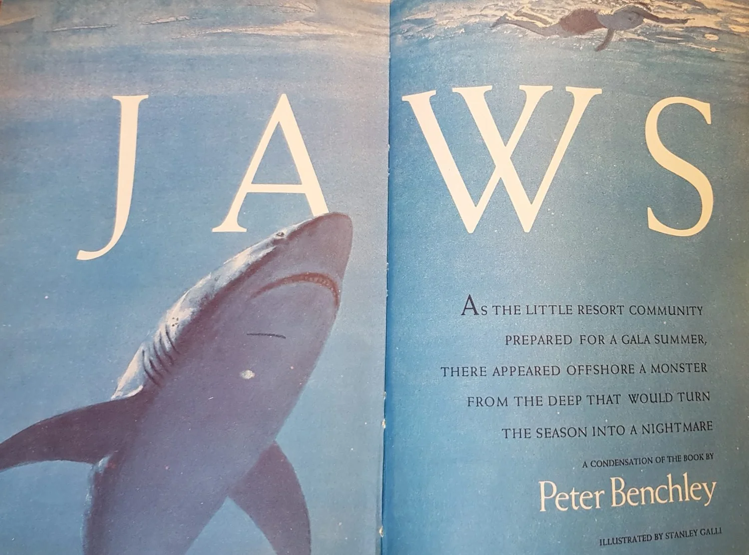 Illustrations from the Reader’s Digest version of “JAWS” — The Daily Jaws