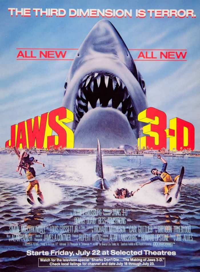 JAWS 3: Rare full length trailer discovered on 40th anniversary of shark  sequel — The Daily Jaws